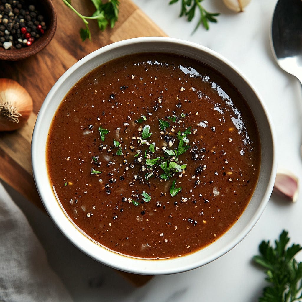 easyChef Pro Flavorful Onion and Garlic Vegetarian Gravy