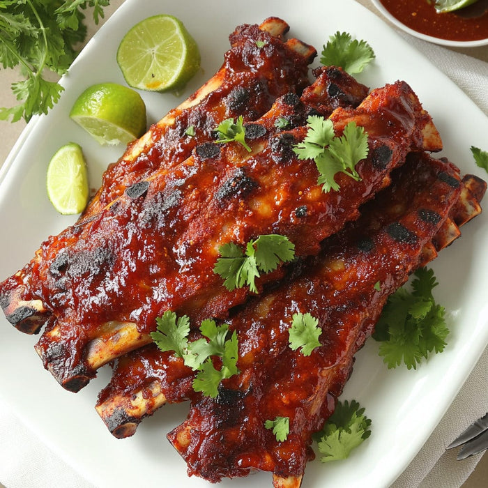 easyChef Pro Flavorful Spice-Rubbed Baby Back Ribs with Barbecue Glaze