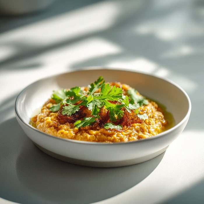 easyChef Pro Fragrant Bengali Red Lentil Dhal with Caramelized Onions
