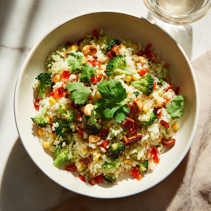 easyChef Pro Fragrant Vegetable Pilaf with Crunchy Cashews