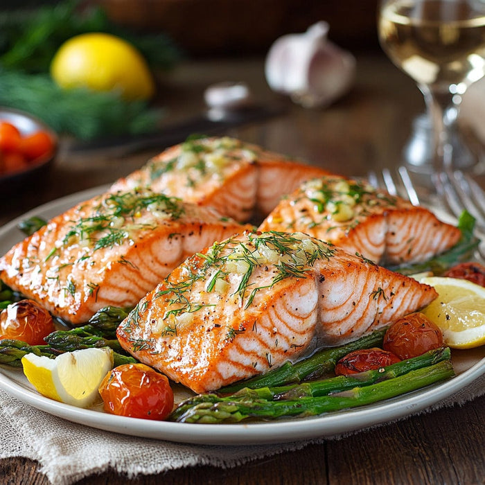 easyChef Pro Garlic Butter Lemon Dill Salmon