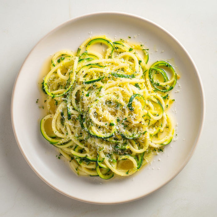 easyChef Pro Garlic Butter Zucchini Noodles with Parmesan