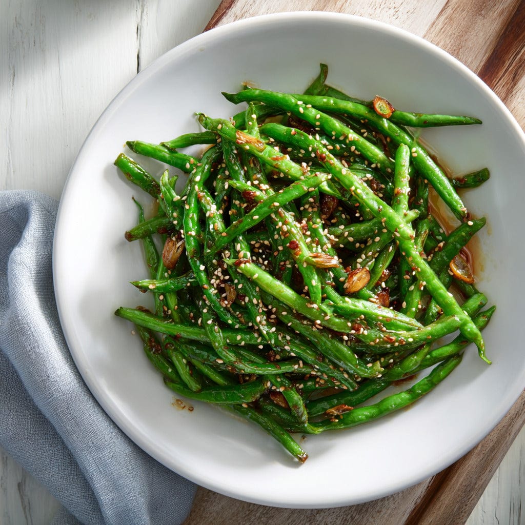 easyChef Pro Garlic-Infused Green Beans with Oyster Sauce