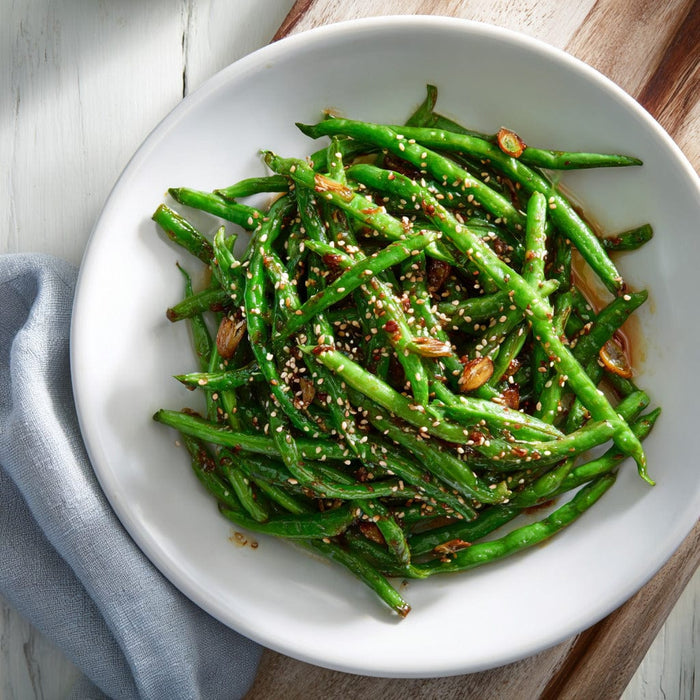 easyChef Pro Garlic-Infused Green Beans with Oyster Sauce