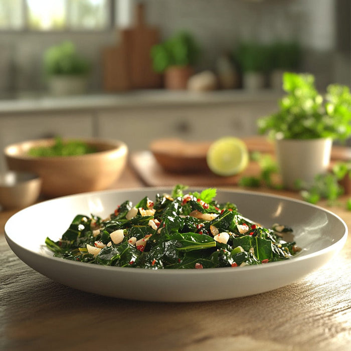 easyChef Pro Garlic-Infused Italian Swiss Chard
