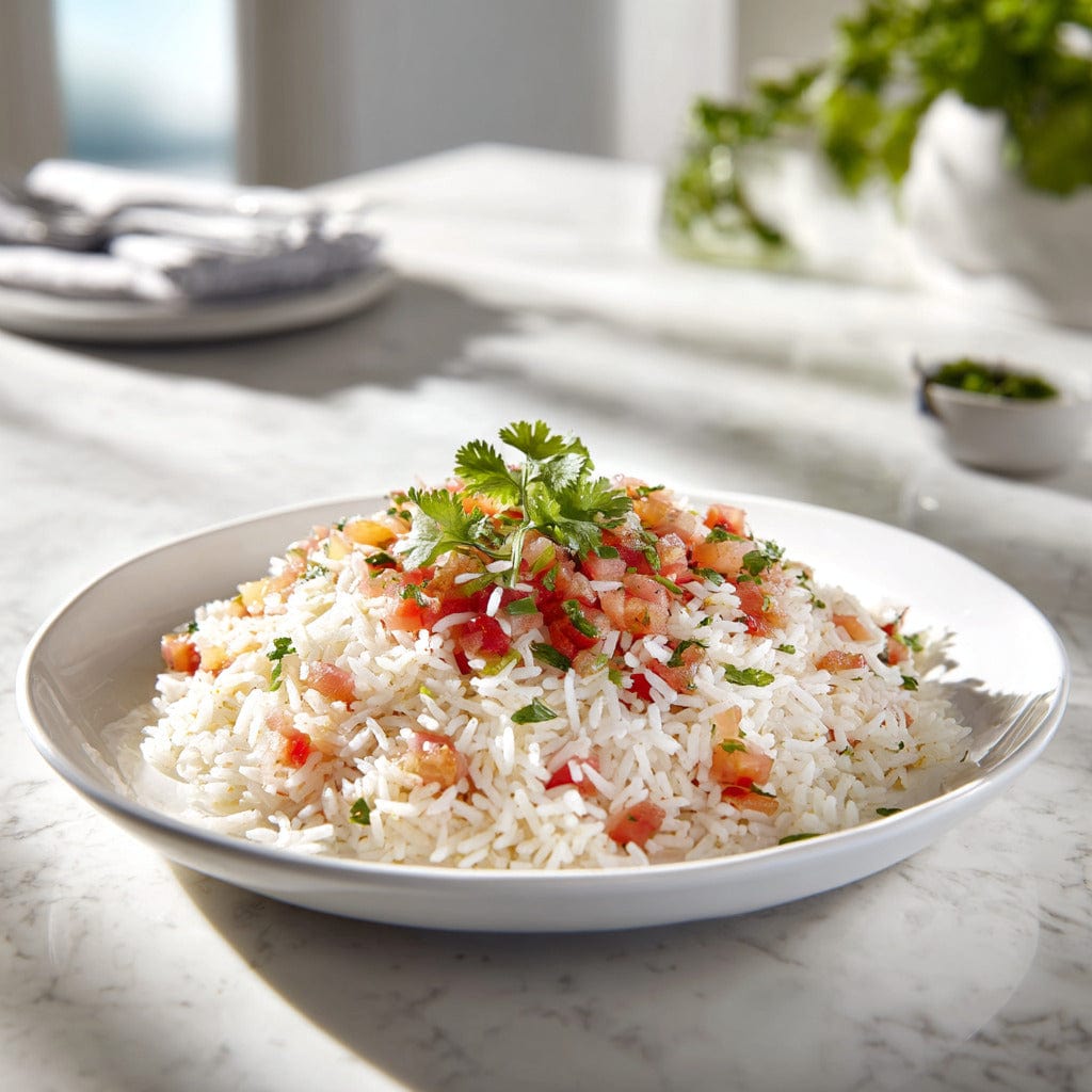 easyChef Pro Garlic-Infused Salsa Spanish Rice