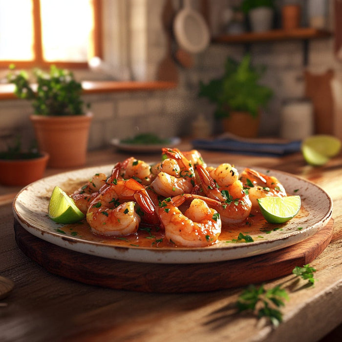 easyChef Pro Garlic-Infused Sherry Shrimp