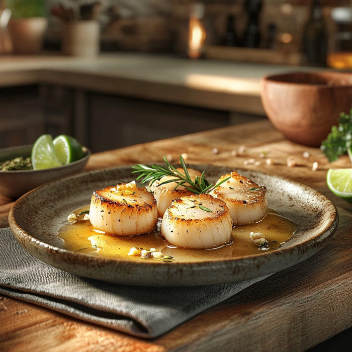 easyChef Pro Garlic Rosemary Sautéed Scallops