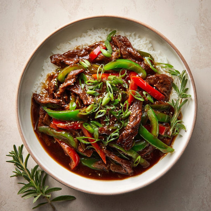 easyChef Pro Ginger Beef and Pepper Stir-Fry