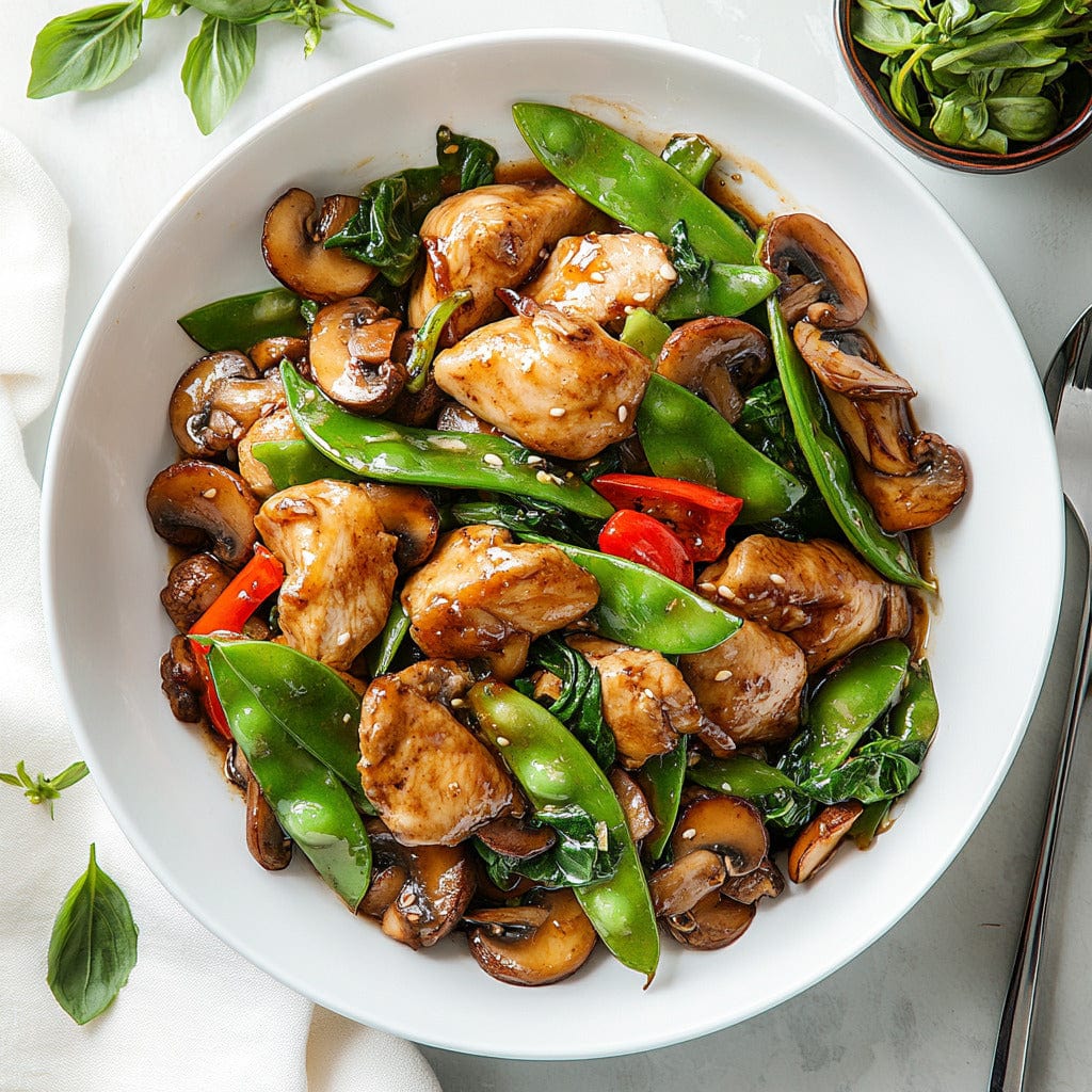 easyChef Pro Ginger Chicken Stir-Fry with Crisp Vegetables