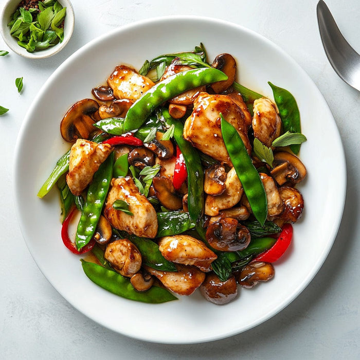 easyChef Pro Ginger Chicken Stir-Fry with Crisp Vegetables