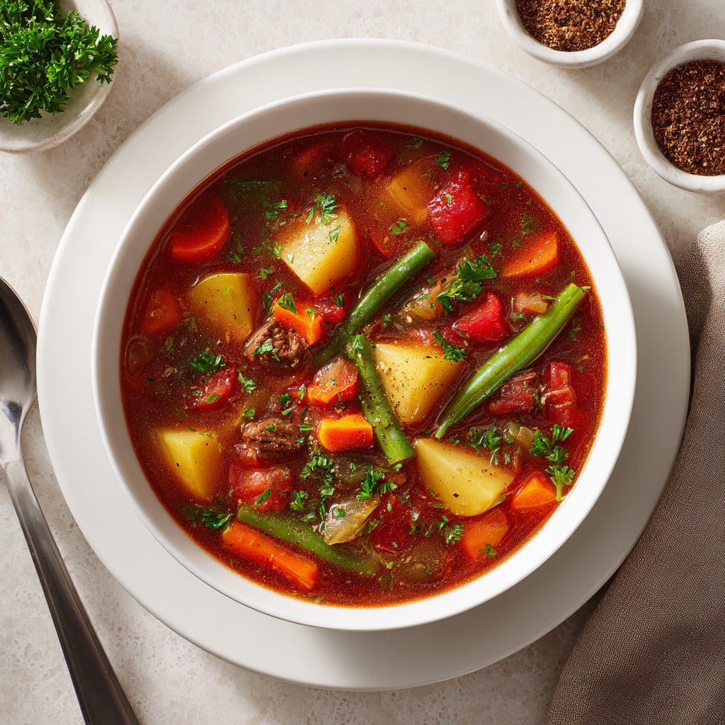 easyChef Pro Ginger-Infused Hearty Beef and Vegetable Soup