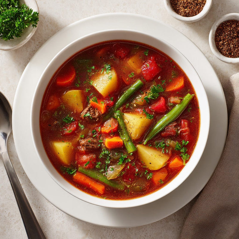 easyChef Pro Ginger-Infused Hearty Beef and Vegetable Soup