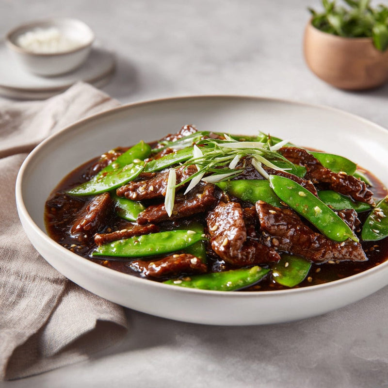 easyChef Pro Ginger-Soy Beef and Snow Pea Stir-Fry