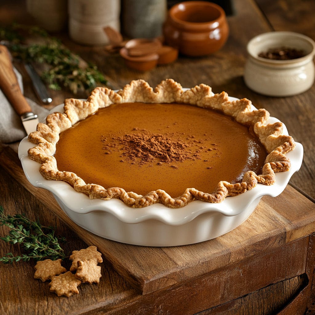 easyChef Pro Gingersnap Pumpkin Pie