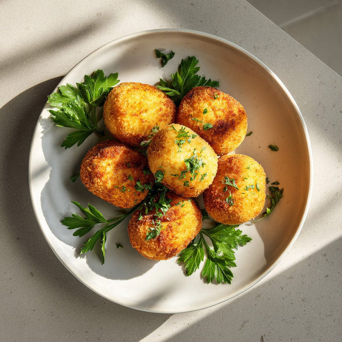 easyChef Pro Golden Romano Potato Croquettes with Herbed Breadcrumbs