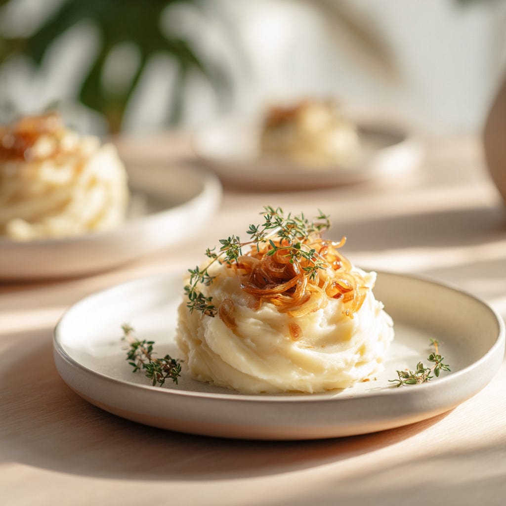 easyChef Pro Gourmet Roasted Shallot and Thyme Yukon Gold Mashed Potatoes