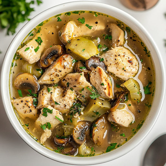 easyChef Pro Grilled Chicken and Artichoke Soup