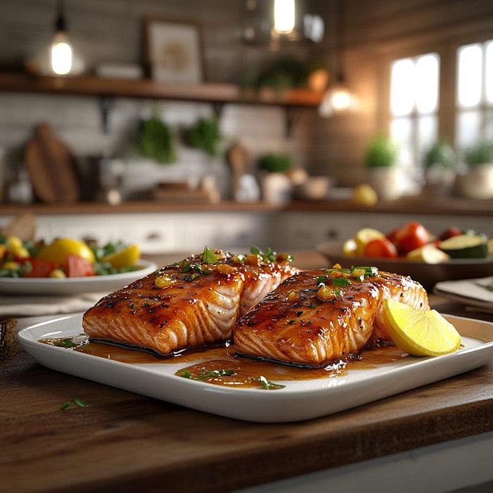 easyChef Pro Grilled Citrus-Glazed Steelhead Trout