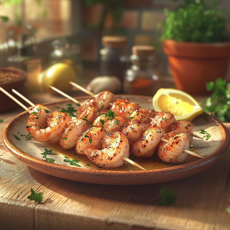 easyChef Pro Grilled Shrimp Skewers