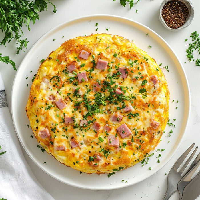 easyChef Pro Ham & Cheese Baked Omelet
