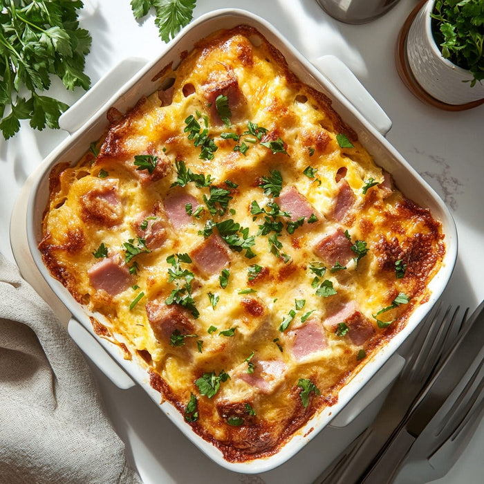 easyChef Pro Ham & Cheese Breakfast Casserole
