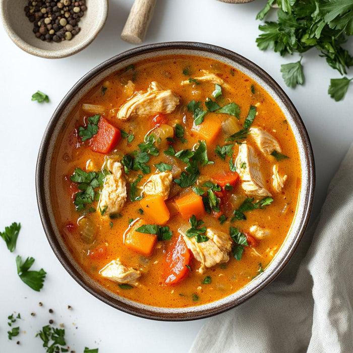easyChef Pro Hearty Chicken Mulligatawny Soup with Pureed Vegetables