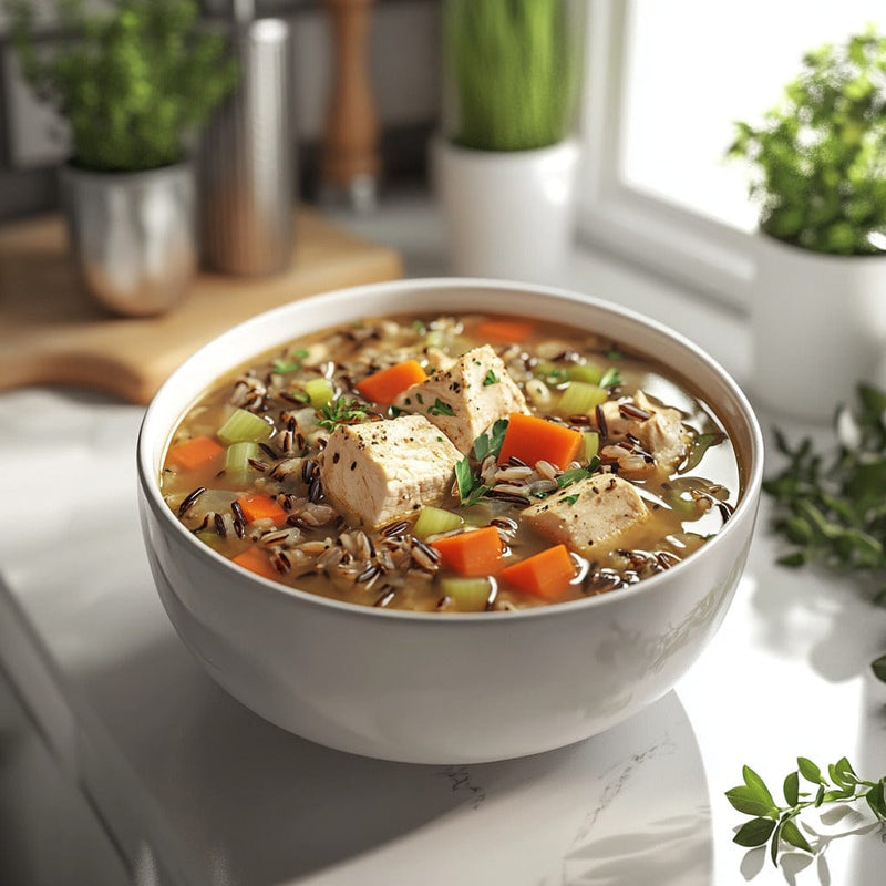 easyChef Pro Hearty Chicken & Wild Rice Soup