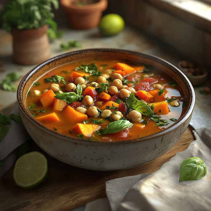 easyChef Pro Hearty Chickpea and Sweet Potato Soup