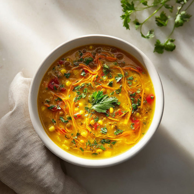 easyChef Pro Hearty Curried Winter Squash and Lentil Soup