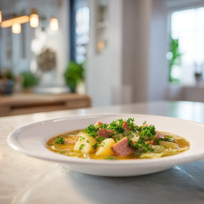 easyChef Pro Hearty Ham and Cabbage Soup with Potatoes