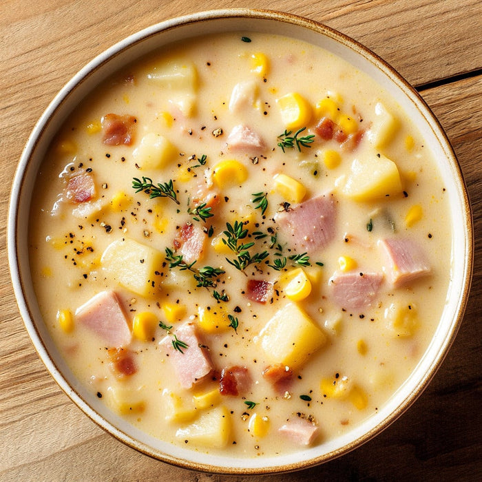 easyChef Pro Hearty Ham and Corn Slow Cooker Chowder
