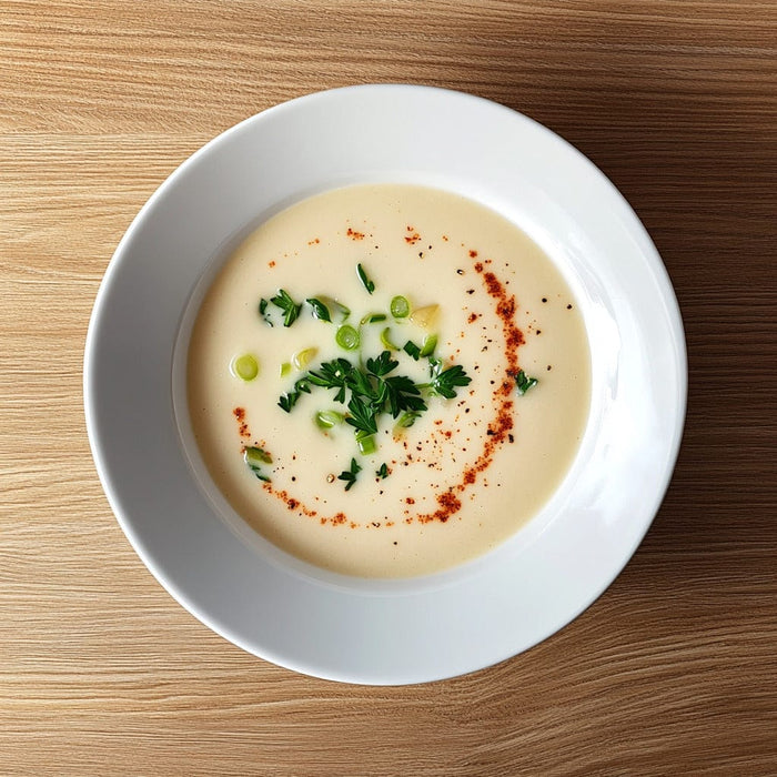 easyChef Pro Hearty Irish Potato Soup with Green Onions