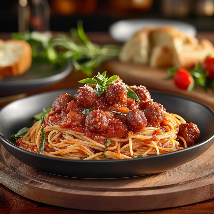 easyChef Pro Hearty Italian Spaghetti with Sausage and Tomato Sauce