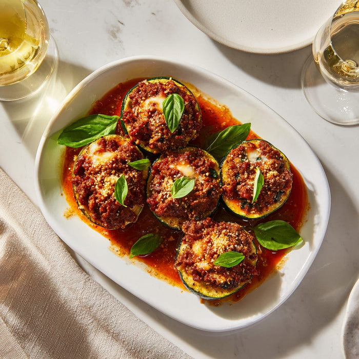 easyChef Pro Hearty Italian Zucchini Casserole with Sausage and Beef