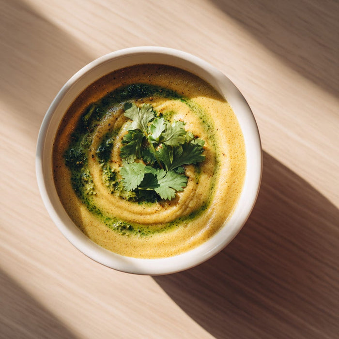 easyChef Pro Hearty Lentil and Broccoli Curry Soup
