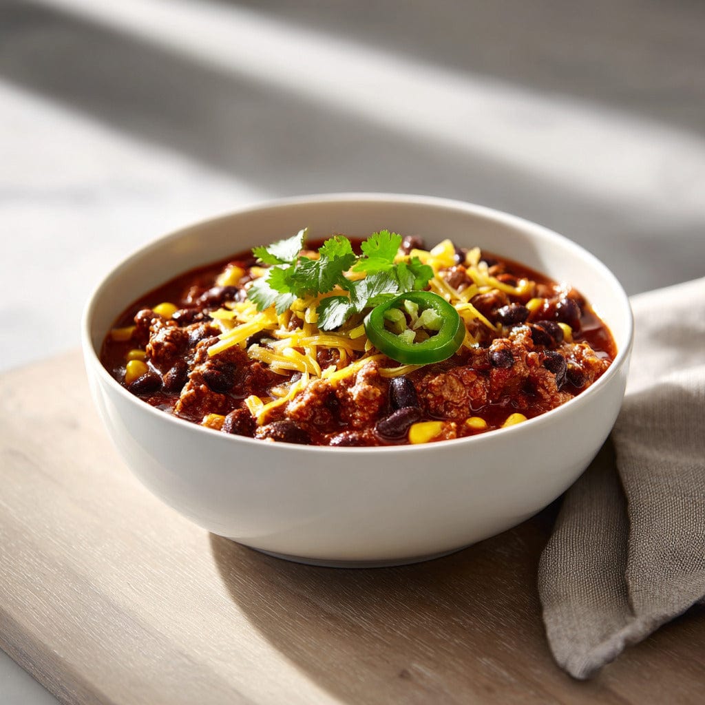 easyChef Pro Hearty Southwestern Beef and Black Bean Chili