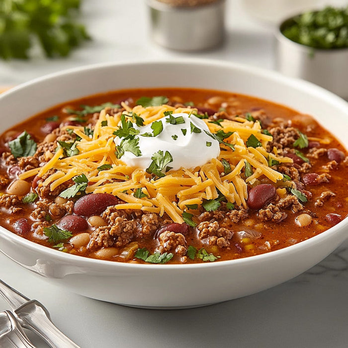 easyChef Pro Hearty Spicy Beef Taco Soup