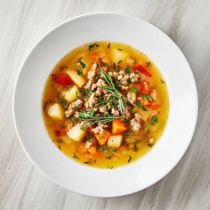 easyChef Pro Hearty Tarragon Turkey Vegetable Soup