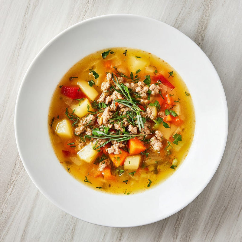 easyChef Pro Hearty Tarragon Turkey Vegetable Soup
