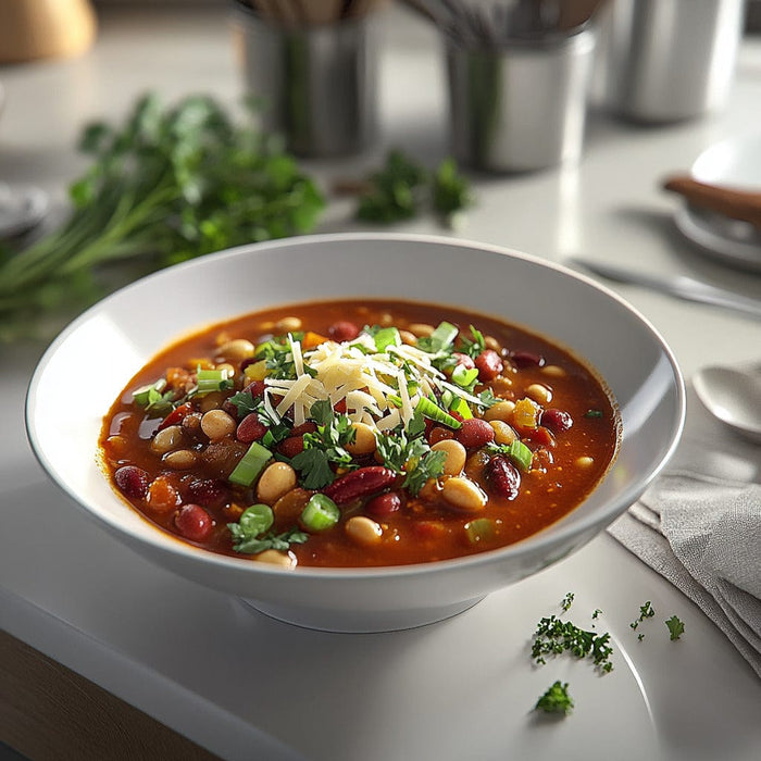 easyChef Pro Hearty Vegetarian Chili with Tomato Infusion
