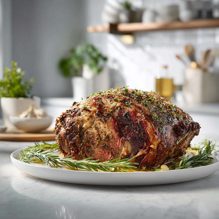 easyChef Pro Herb-Crusted Prime Rib Roast with Kosher Salt