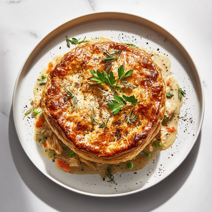 easyChef Pro Herb-Infused Chicken Pot Pie with Golden Sage Crust