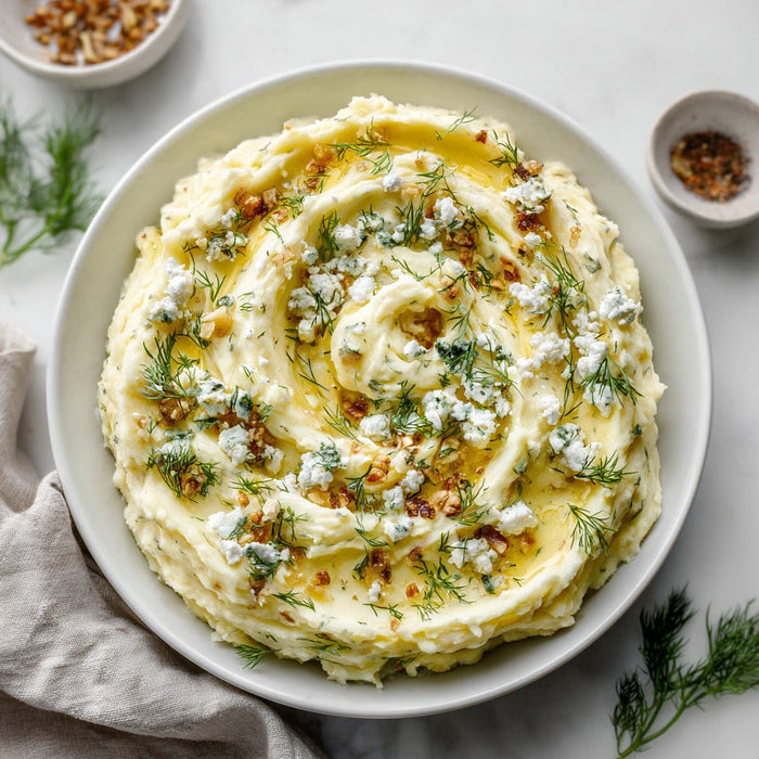 easyChef Pro Herb-Infused Goat Cheese Yukon Gold Mashed Potatoes
