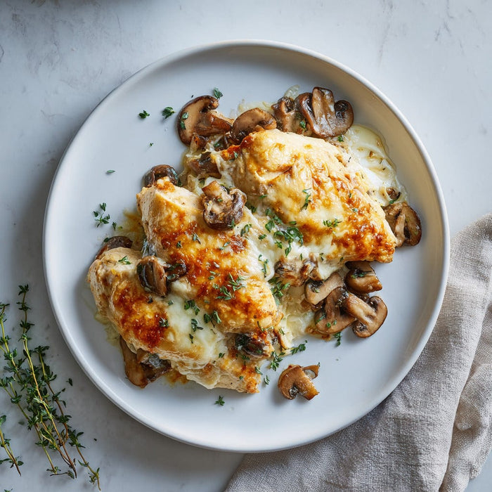 easyChef Pro Herb-Infused Muenster Chicken Bake