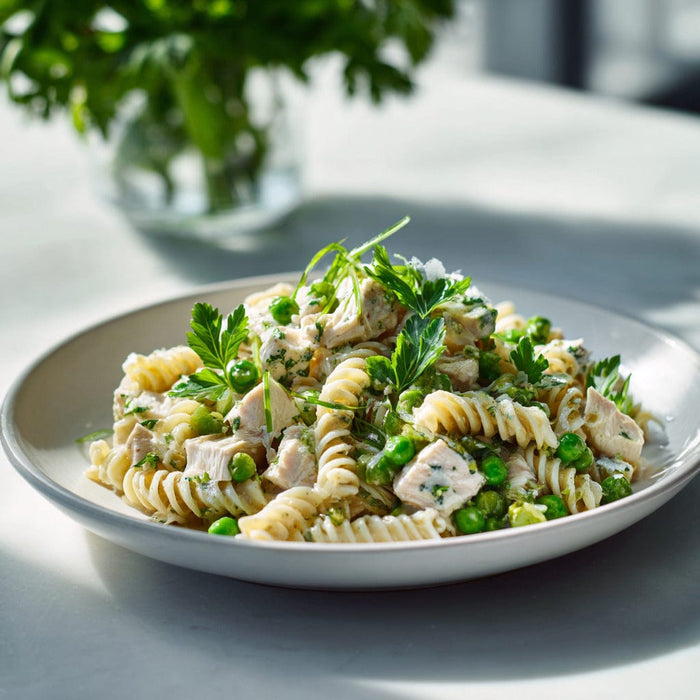 easyChef Pro Herb-Infused Rotini Chicken Salad with Parmesan Dressing