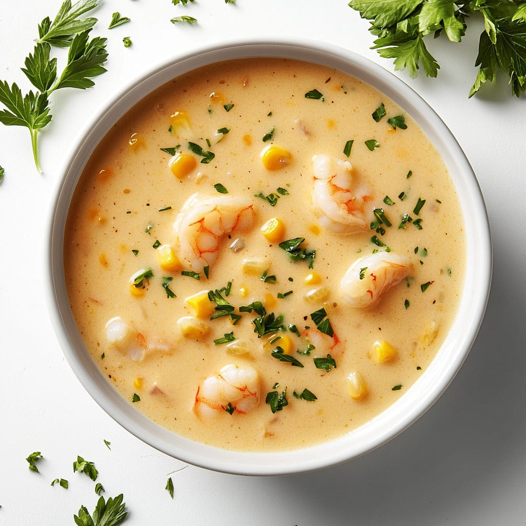 easyChef Pro Herb-Infused Shrimp and Corn Chowder