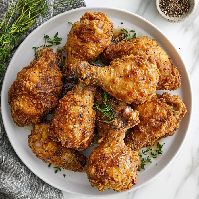 easyChef Pro Herb-Infused Southern Fried Chicken with Rich Pan Gravy