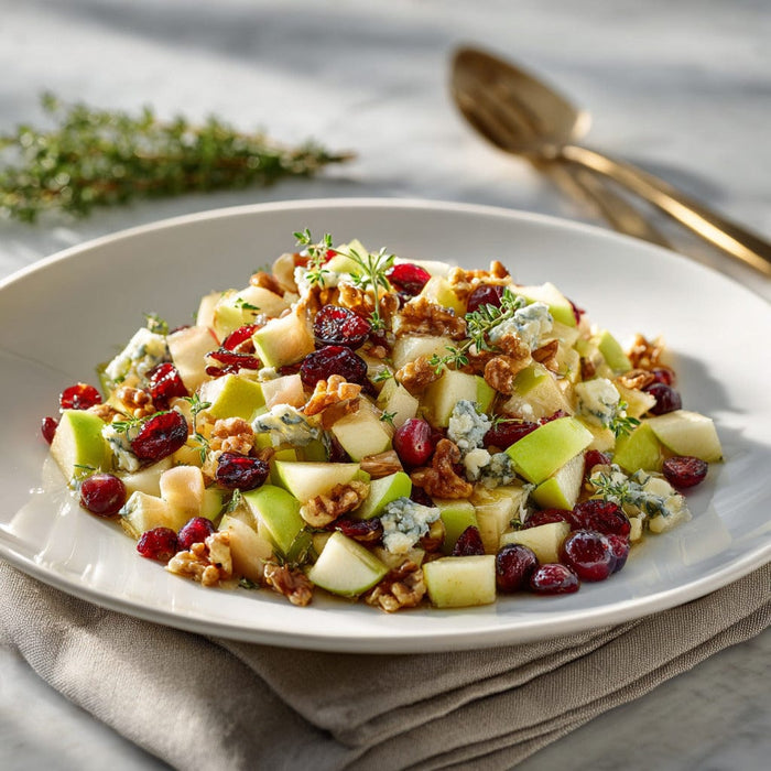 easyChef Pro Honey-Balsamic Apple and Cranberry Salad with Toasted Walnuts