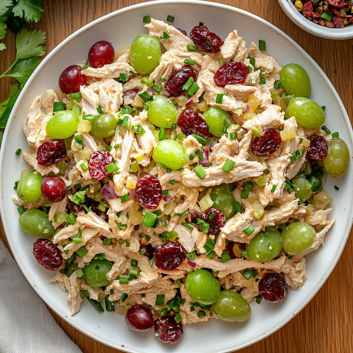 easyChef Pro Honey-Dijon Chicken Salad with Grapes and Cranberries